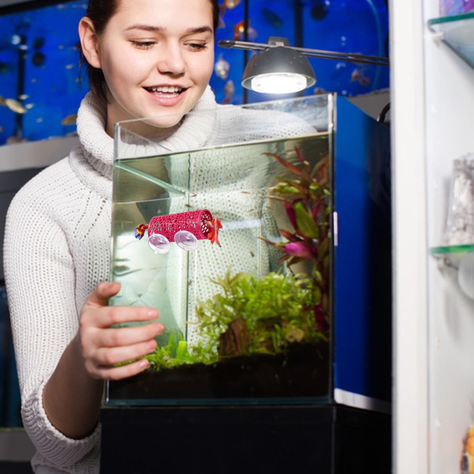 Fish Toys For Aquarium - Уютное убежище-туннель для рыбок Betta: безопасный