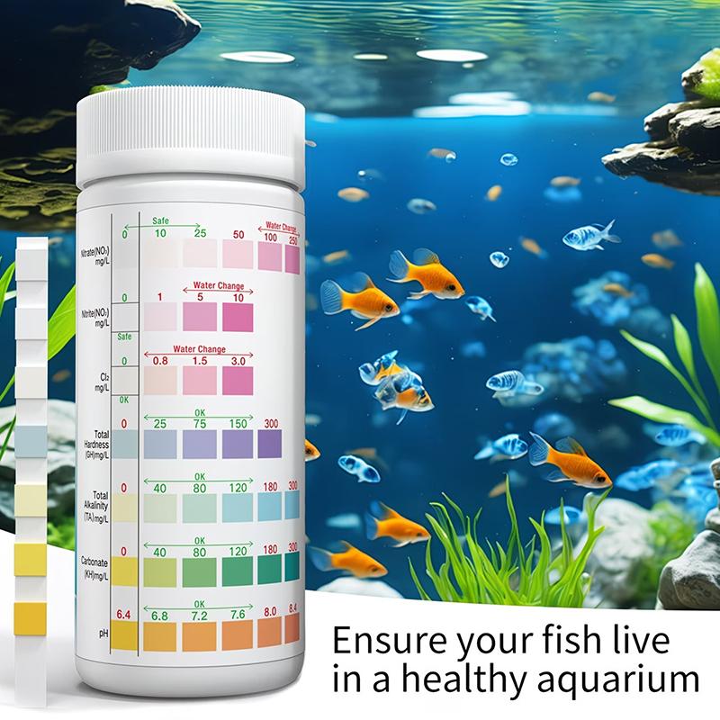 Aquarium Test Kit - Тест-полоски для аквариумной воды 8 в