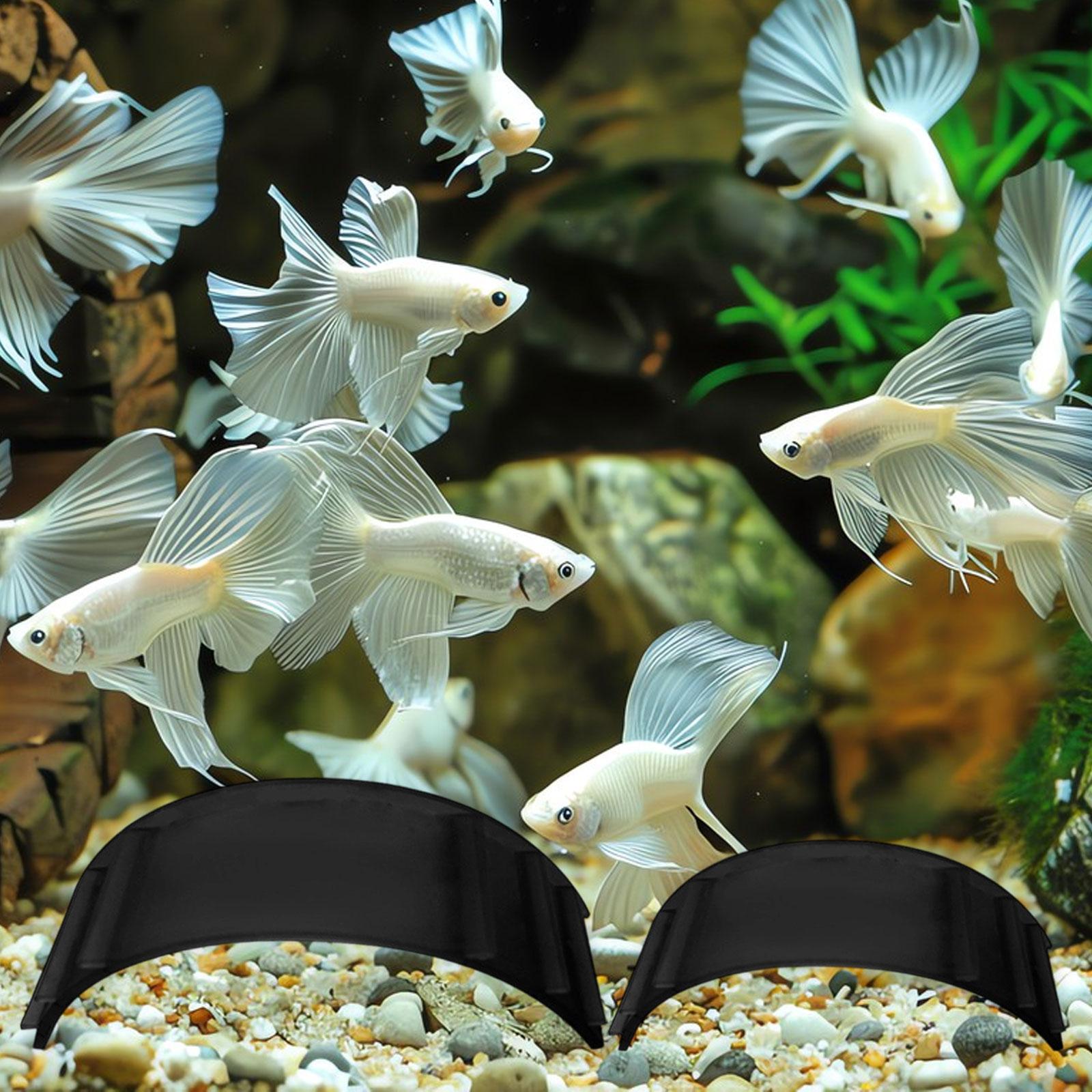 Fish Toys For Aquarium - 2 штуки: Подземные туннели-пещеры для аквариума,