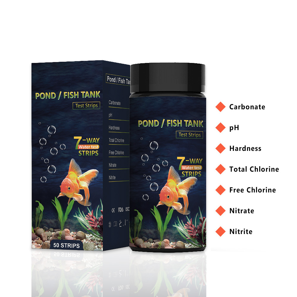 Aquarium Test Kit - Тест-полоски для аквариума 7 в 1,