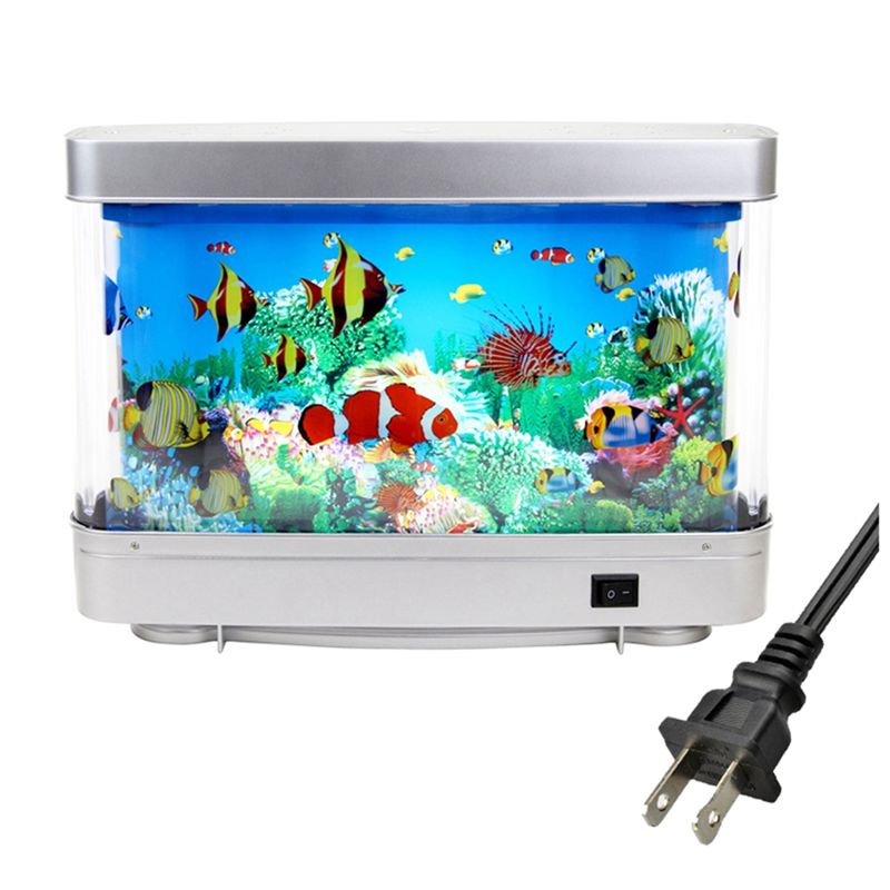 Aquarium Fish Dolphin - Светодиодный аквариум-ночник «Динамический виртуальный океан» с