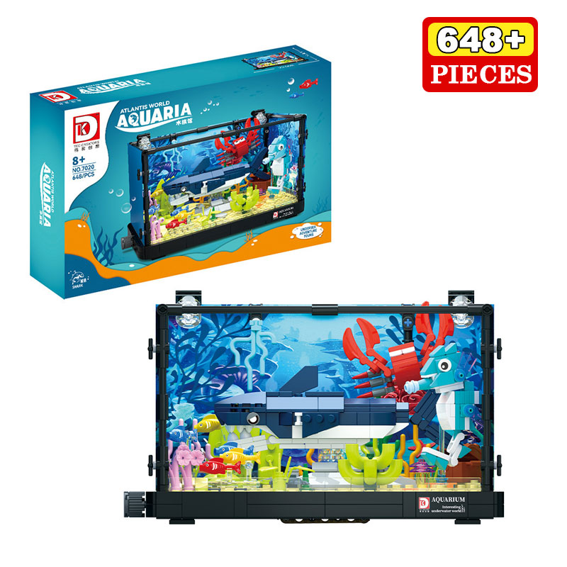 648 шт., экзосистема акулы, та – обзор и цена Aquarium Fish Lego