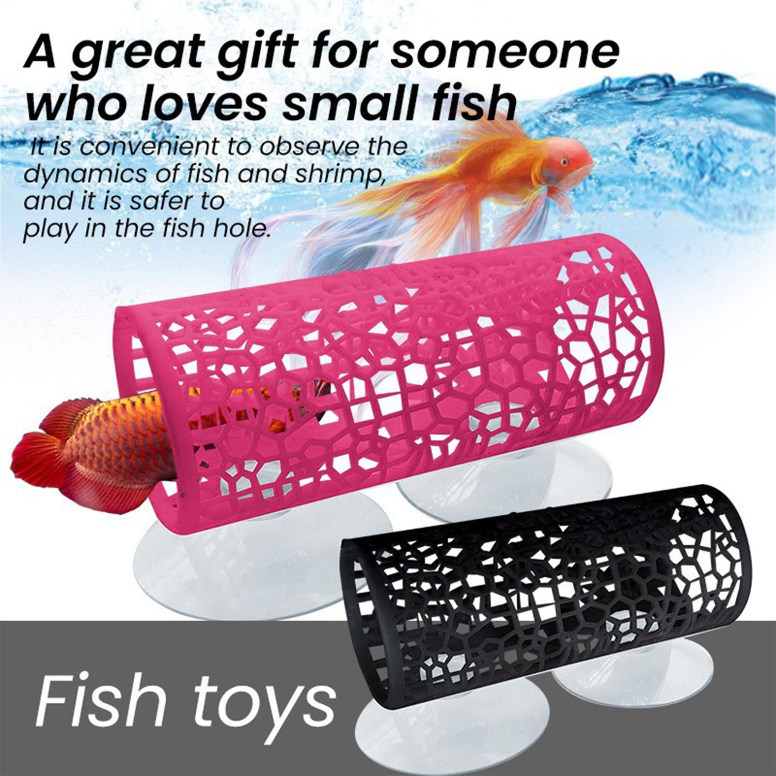 Уютное убежище-туннель для рыб – обзор и цена Fish Toys For Aquarium