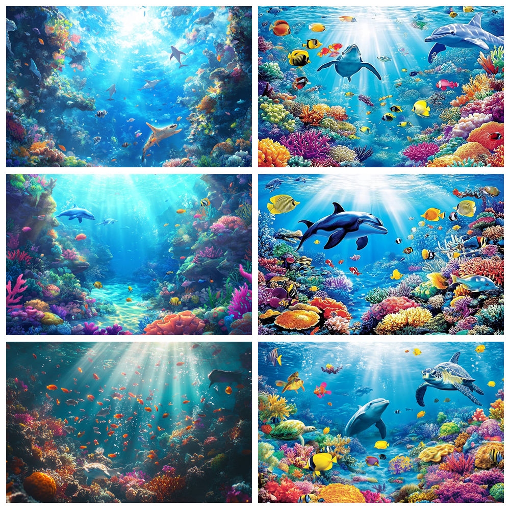 Подводный мир фон для фотограф – обзор и цена Aquarium Fish Dolphin