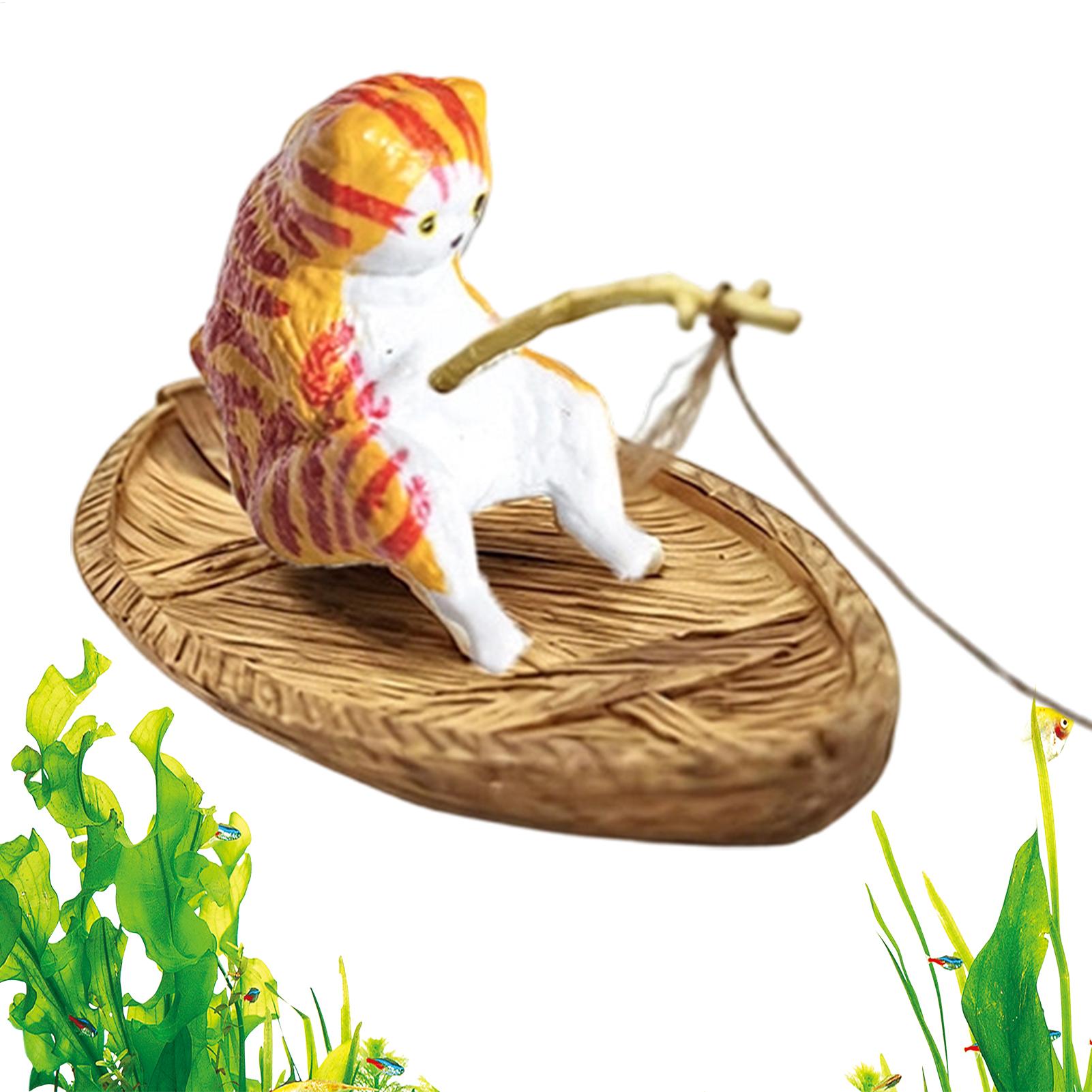 Декор для аквариума: милый кот – обзор и цена Fish Toys For Aquarium