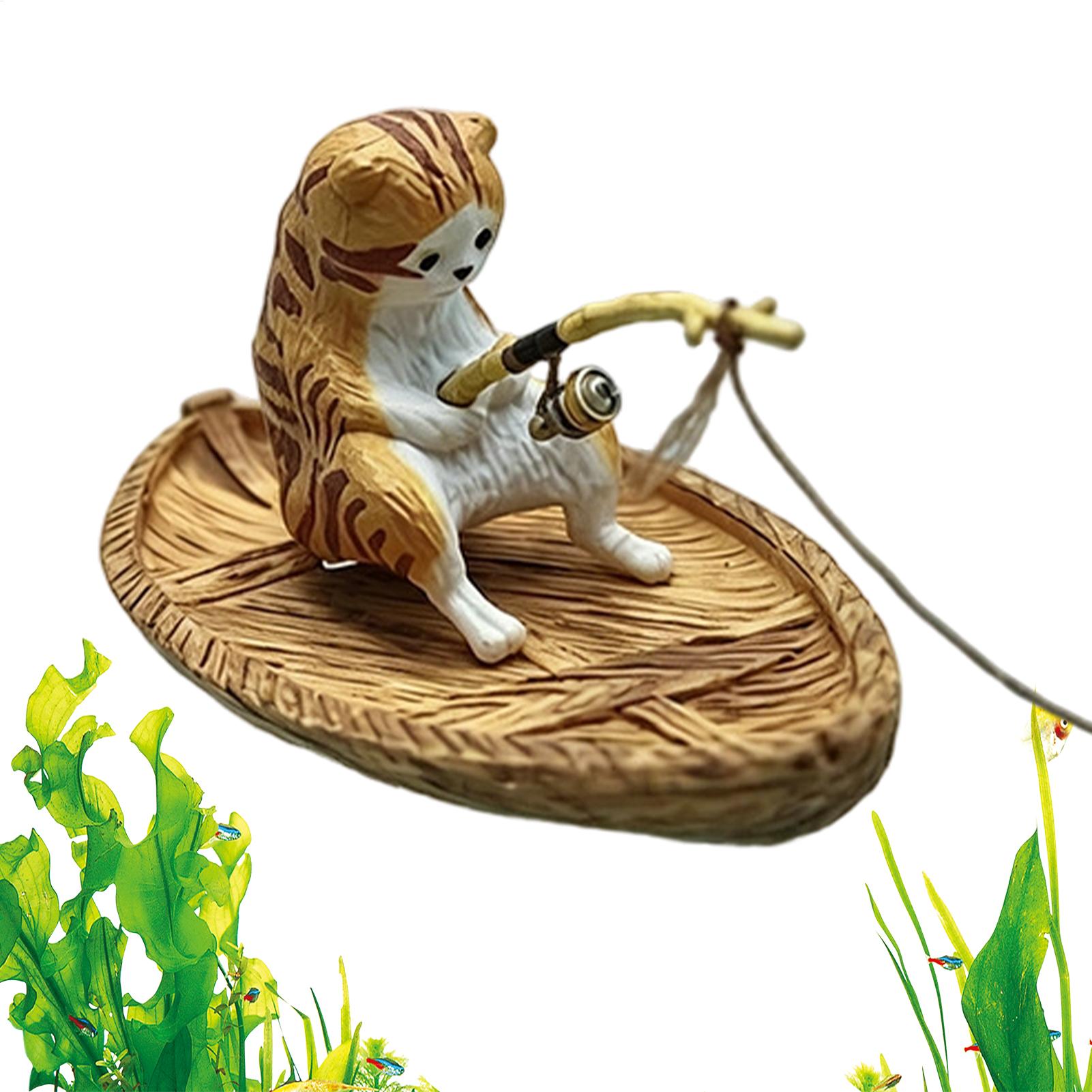 Декор для аквариума: милый кот – обзор и цена Fish Toys For Aquarium