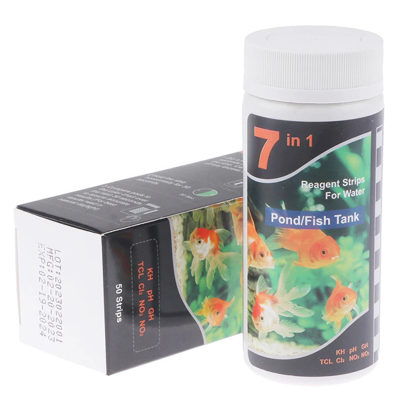 Тестовая полоса PH 7-в-1, комп – обзор и цена Aquarium Test Kit