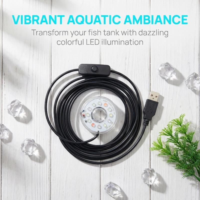 USB LED-светильник для аквариу – обзор и цена Aquarium Fish Lego