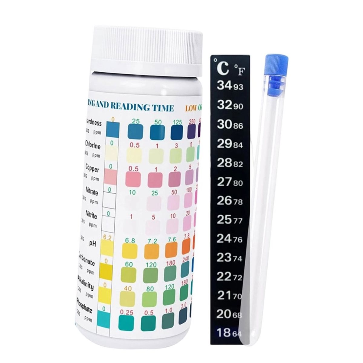 Тест-полоски для аквариума HGH – обзор и цена Aquarium Test Kit