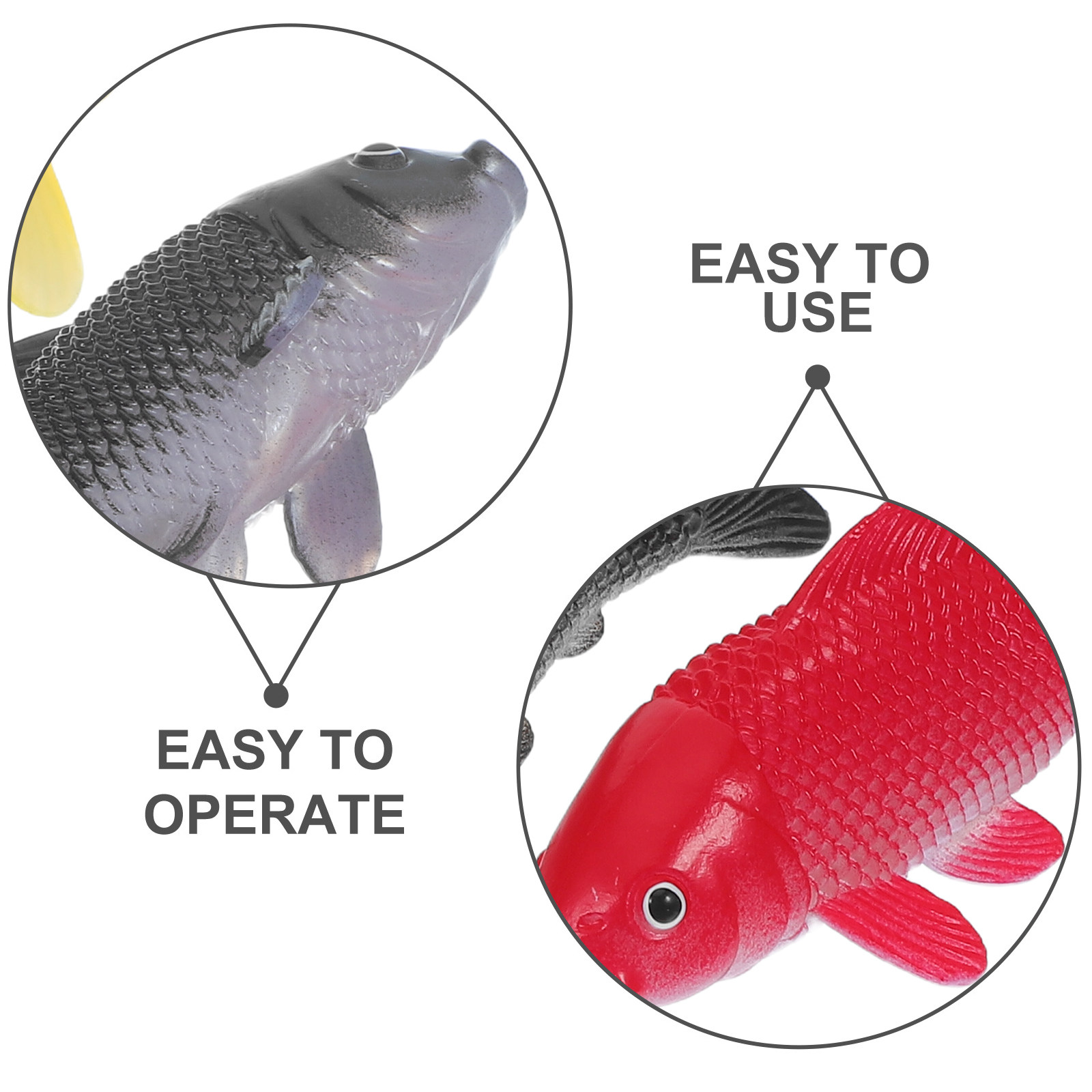 Набор из 3 реалистичных пласти – обзор и цена Fish Toys For Aquarium