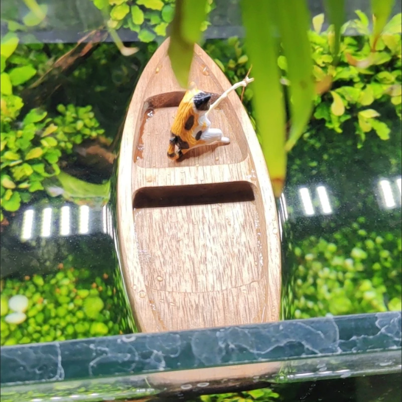 Деревянная лодка ручной работы – обзор и цена Fish Toys For Aquarium