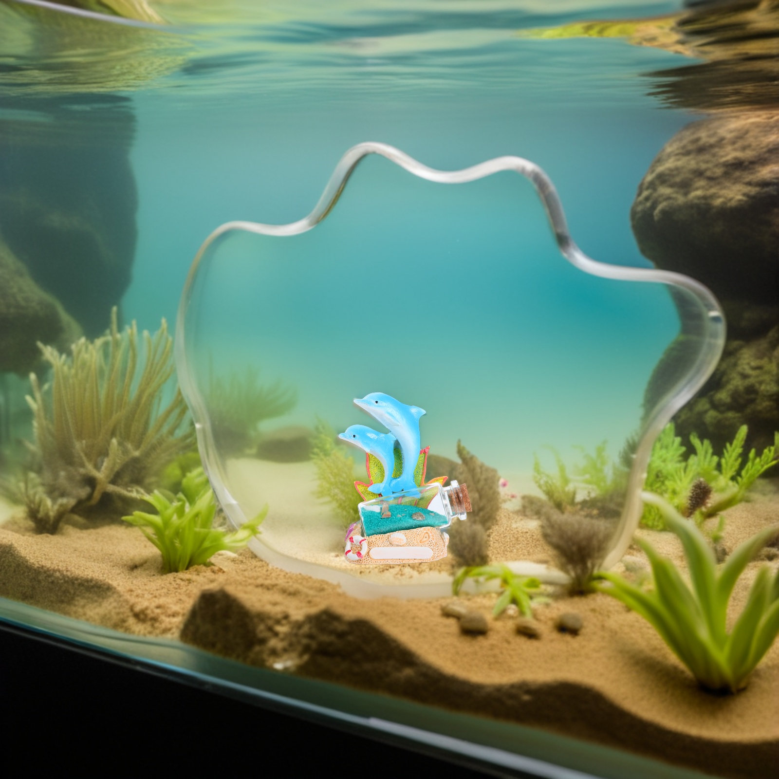 Скульптура из смолы в виде дел – обзор и цена Aquarium Fish Dolphin