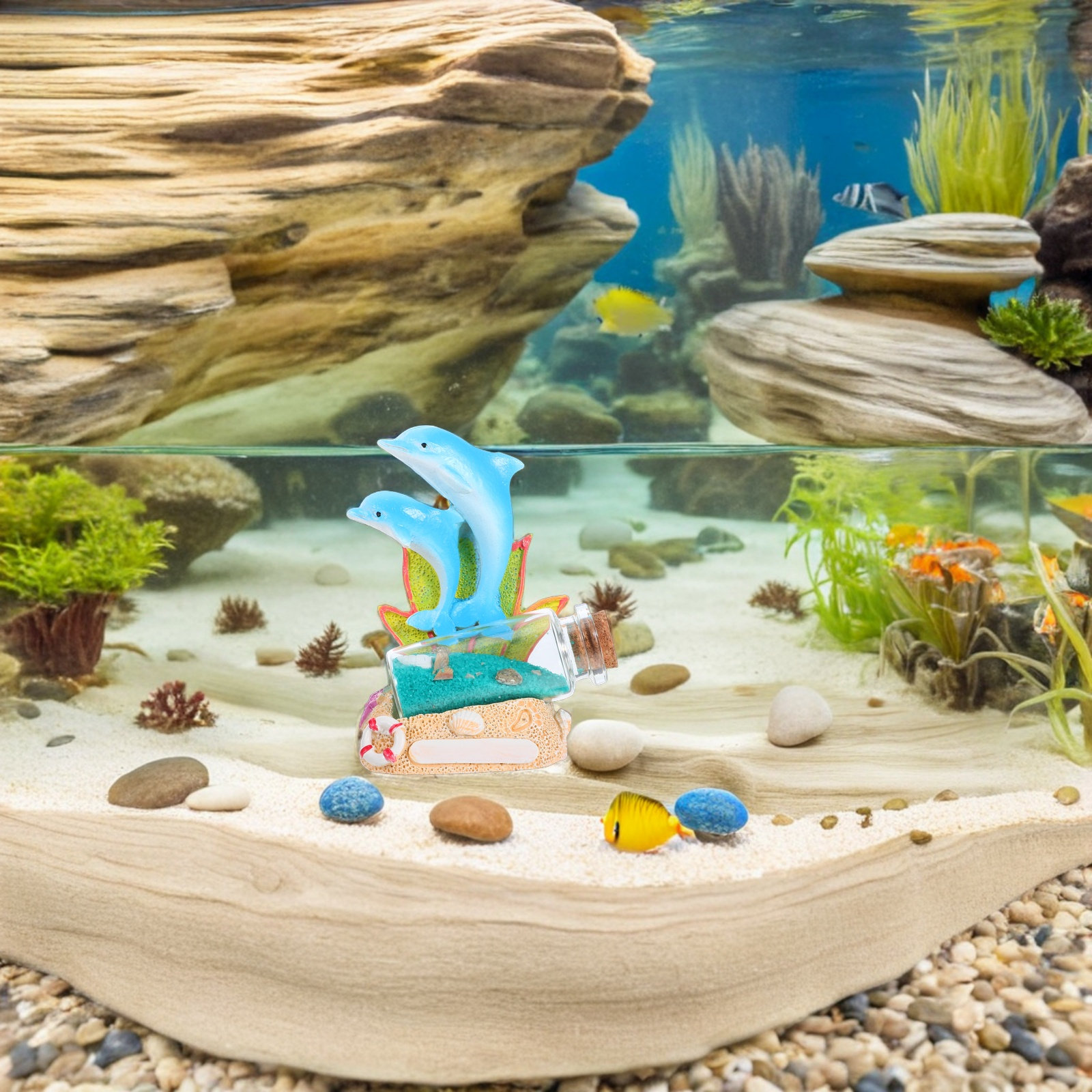 Скульптура из смолы в виде дел – обзор и цена Aquarium Fish Dolphin