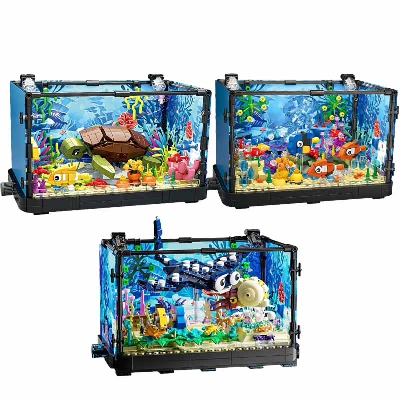 Набор строительных блоков для  – обзор и цена Fish Toys For Aquarium