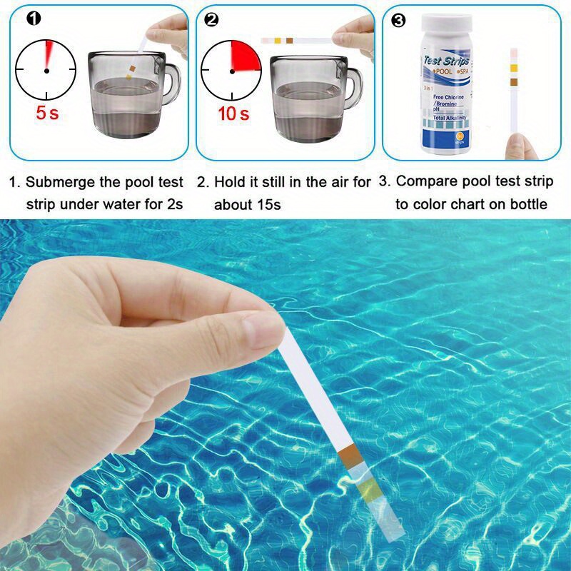 Тест-полоски для хлора PH, спа – обзор и цена Aquarium Test Kit