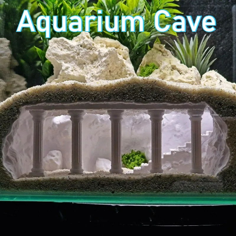 3D-печатная пещера для аквариу – обзор и цена Fish Toys For Aquarium
