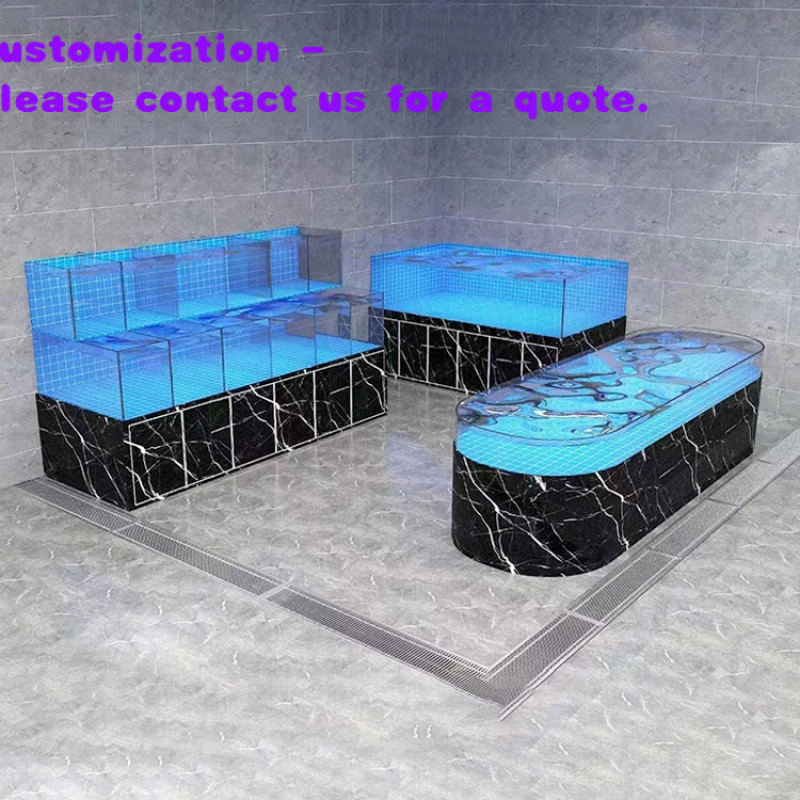Коммерческий стеклянный аквари – обзор и цена Aquarium Fish Restaurant